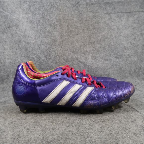 Adidas Shoes Mens 10.5 11pro Football Boots Soccer Cleats Leather Purple D67549 main image 10